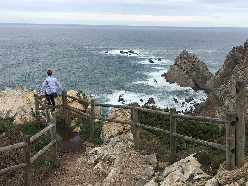 Północna Hiszpania, Asturia, widok na ocean